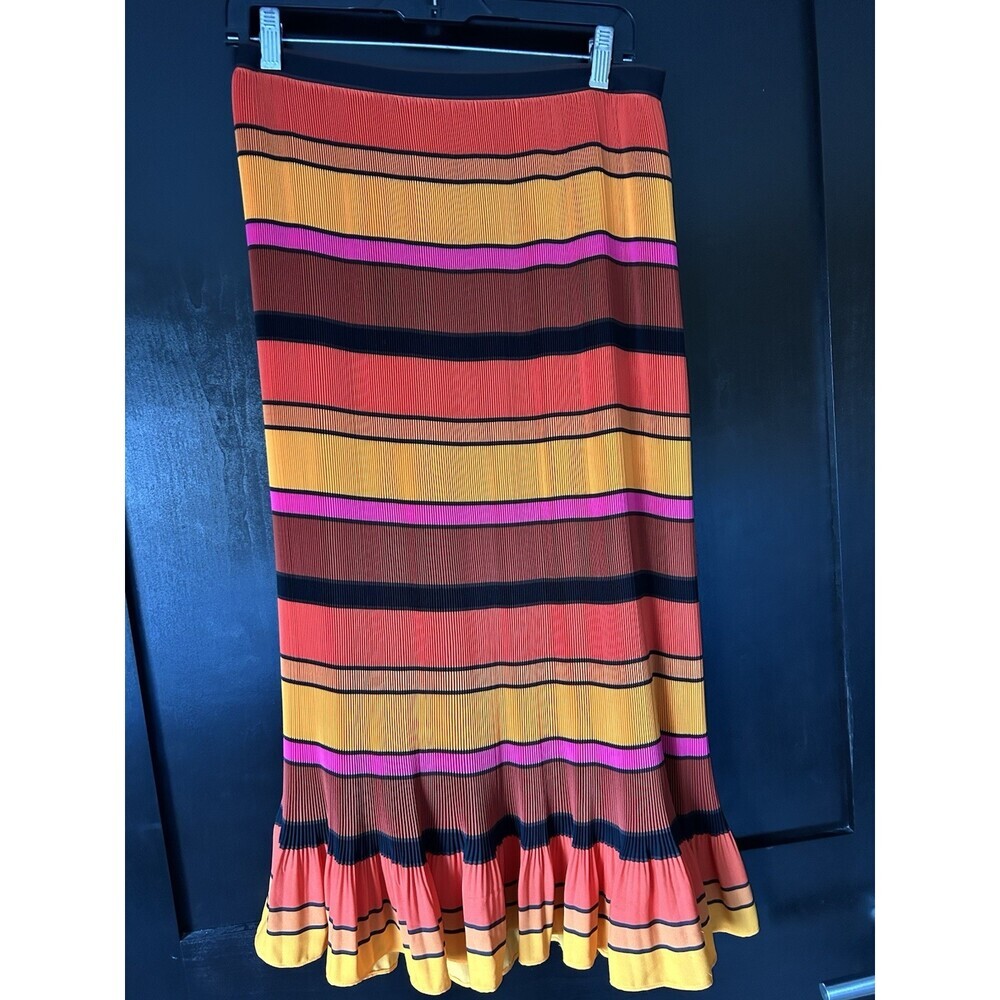 J. Crew Women's Multi Color. Stripe , Lined Skirt Size 6